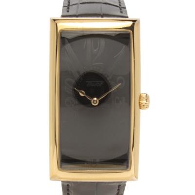 ティソ 腕時計 クオーツ ブラック T117509A メンズ TISSOT 中古  