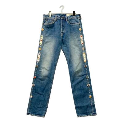 【希少】キャピタル kapital ホワイトデニム　サルエルパンツ　カントリー 希少】キャピタル kapital ホワイトデニム サルエルパンツ カントリー