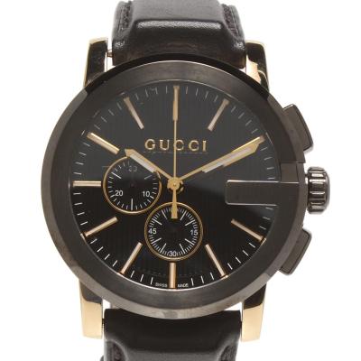グッチ時計メンズゴールド（文字盤カラー：ブラック系）のおすすめ人気