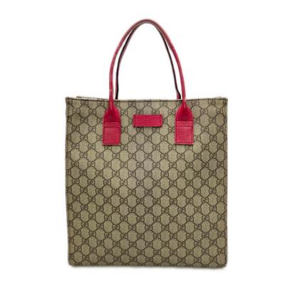 グッチ GGスプリーム トートバッグ バッグ レディース グッチ GUCCI トートバッグ GGスプリーム キャット 茶 紫 410812