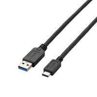 エレコム USBケーブル Type C ( USB A to USB C ) 15W 1m USB3.1 ブラック USB3-AC10BK | ハイパーマーケット