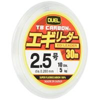 DUEL(デュエル) フロロライン 2.5号 TB CARBON エギリーダー 30m 2.5号 ナチュラルクリア エギング H3512 | ハイパーマーケット