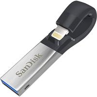 SanDisk iXpand Slim フラッシュドライブ 128GB SDIX30N-128G-JKACE | ハイパーマーケット