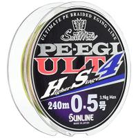 サンライン(SUNLINE) PEライン ソルティメイト PEエギ ULT HS4 240m 0.4号 3.3kg 4本 ホワイト・ピンク・ライトグリ | ハイパーマーケット
