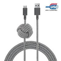 NATIVE UNION [ネイティブユニオン] NIGHT Cable USB-C to USB-A 高耐久 急速充電ケーブル アンカーノット付き | ハイパーマーケット