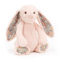 JELLYCAT Medium Blossom Blush Bunny(BL3BLU) うさぎ ぬいぐるみ ブラッシュ | ハイパーマーケット
