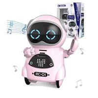 Toy Lob ポケットロボット コミュニケーションロボット スマートロボット ミニ ロボット 対話 ダンス 音楽 ライト 英語対応 日本語説明書付き | ハイパーマーケット