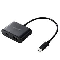 エレコム 変換ケーブル 0.15m USB Type-C to USB-A 給電機能付 USB Power Delivery60W対応 ブラック MP | ハイパーマーケット