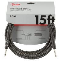 Fender シールドケーブル Professional Series Instrument Cable, 15', Gray Tweed | i-labo