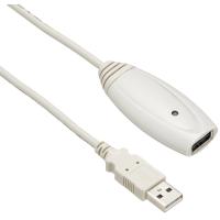 iBUFFALO USB2.0リピーターケーブル (A to A) 5.0m ホワイト BSUAAR250WH | i-labo