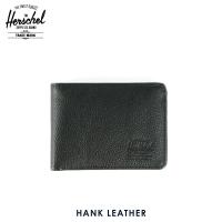 ハーシェル 財布 正規販売店 Herschel Supply ハーシェルサプライ ウォレット 10049-00004-OS Hank Leather Black Pebble Leather 財布 レザー | ブラインド専門店 INTERIOR MIXON