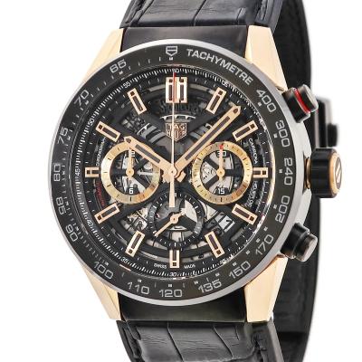 タグホイヤー ゴールド（TAG HEUER）（ベルトカラー：ブラック系）の