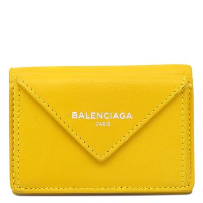 BALENCIAGA レディース三つ折財布（色：イエロー系）｜財布