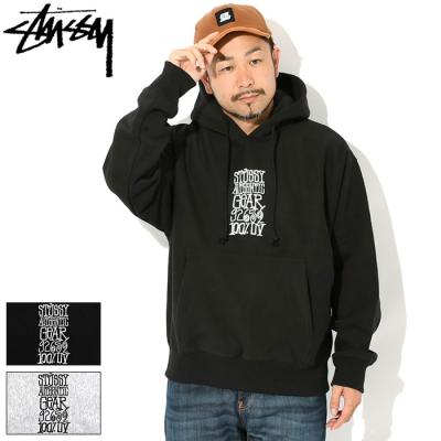 STUSSY メンズパーカー（柄：文字、メッセージ）｜トップス