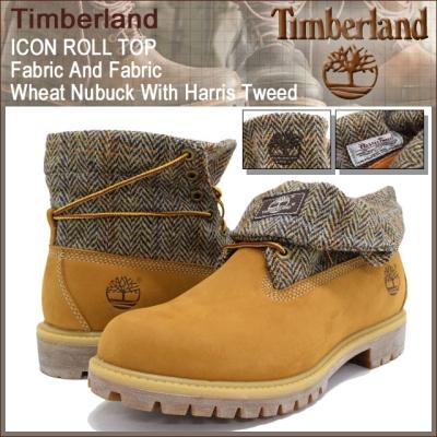 【希少ホワイト】Timberland ❖ ビッグツリーロゴ　ロールトップブーツ ice field - Timberland ロールトップブーツ｜Yahoo!ショッピング