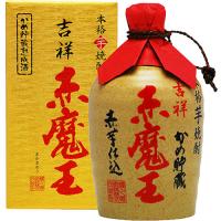 陶器 櫻の郷酒造 吉祥赤魔王 720ml 壺 27度 宮崎 芋焼酎 本格焼酎　ギフト プレゼント(4971399073806) | ワイン紀行