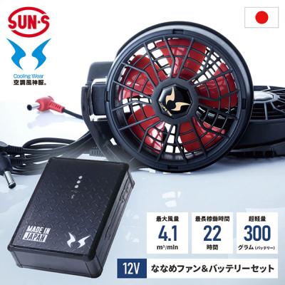 【新品・未使用】サンエス　空調風神服12Vバッテリーセット　RD9290JN サンエス RD9290JN 空調風神服 12V用 リチウムイオンバッテリー