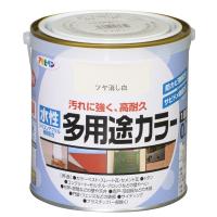 アサヒペン:水性多用途カラー 0.7L ツヤ消し白 4970925460721 塗料 ペンキ 水性多用途 水性多用途カラー | イチネンネットプラス(インボイス対応)