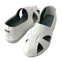 AITOZ(アイトス):静電シューズ 制電サンダル ホワイト 22.5cm 59706 静電スリッパ 静電靴 帯電防止 靴 作業靴 安全靴 | イチネンネットプラス(インボイス対応)