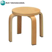 (法人限定)アール・エフ・ヤマカワ:木製 丸椅子 ロー ナチュラル SHSC-LNA(メーカー直送品)(車両制限)(車上渡し)(地域制限有) 木製 | イチネンネットプラス(インボイス対応)