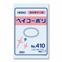 HEIKO(ヘイコー):【100枚】ポリ袋 透明 ヘイコーポリエチレン袋 0.04mm厚 No.410 006618000 ビニール袋 ポリ袋 | イチネンネットプラス(インボイス対応)