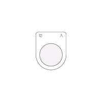あすつく対応 「直送」 ＩＭ  P304 押ボタン／セレクトスイッチ（メガネ銘板）切入　黒　φ３０．５ | iDECA