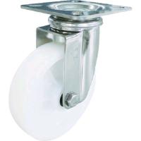 あすつく対応 「直送」 ユーエイ SUSNJ200 プレート式 自在 ステンレスキャスター ナイロン 車輪径２００ｍｍ Ｊタイプ ＳＵＳ−Ｊ型 取付寸 | iDECA