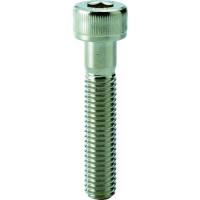 あすつく対応 「直送」 ＴＲＵＳＣＯ Y154-0330 六角穴付ボルト ニッケルメッキ 半ネジ Ｍ３×３０ ２４本入 ／キャップボルト ＣＡＰ Y1540330 | iDECA