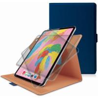 エレコム iPad Pro 11 (2018) ケース フラップカバー ソフトレザー 360度回転 スリープ対応 ブルー TB-A18MWVSMBU | イドムSTORE