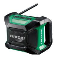 HIKOKI UR18DA コードレスラジオ マルチボルト18V/14.4V 本体のみ・ACアダプタ付(※蓄電池・充電器別売） | 家ファン! Yahoo!店