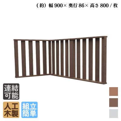 専用【ウッドデッキフェンス】 人工木製 ハイタイプ【3枚セット】新品未使用 楽天市場】ウッドデッキフェンス 人工木製 ハイタイプ [3枚