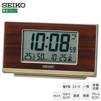 電波 置 めざまし 時計 SQ793B SEIKO セイコー デジタル ライト スヌーズ カレンダー 温度 湿度 文字入れ お取り寄せ | 時計・ブランド専門店 アイゲット