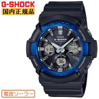 G-SHOCK 電波 ソーラー ビッグケース GAW-100B-1A2JF CASIO カシオ  Gショック タフソーラー 電波時計 デジタル＆アナログ コンビネーション 腕時計 | 時計・ブランド専門店 アイゲット