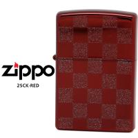 Zippo ジッポー ZIPPO 25CK-RED レッド クロームポリッシュ クリア 市松模様 チェッカーフラグ オイル ライター お取り寄せ | 時計・ブランド専門店 アイゲット