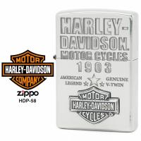 Zippo ハーレー ダビッドソン ジッポー ZIPPO Harley-Davidson HDP-58 シルバーイブシ シルバーイブシメタル ライター お取り寄せ | 時計・ブランド専門店 アイゲット