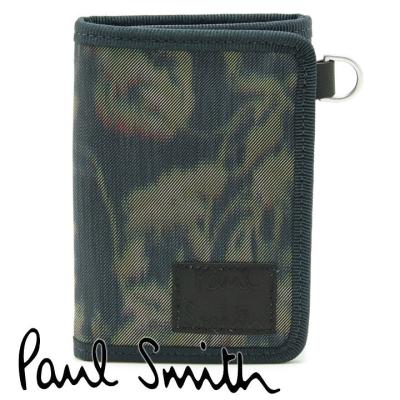 財布 モスグリーン（Paul Smith／メンズ三つ折り財布）｜財布
