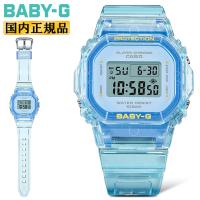 カシオ ベビーG ミニサイズ BGD-565SJ-2JF ブルー スケルトン CASIO BABY-G デジタル スクエア 青 レディス レディース 腕時計 | 時計・ブランド専門店 アイゲット