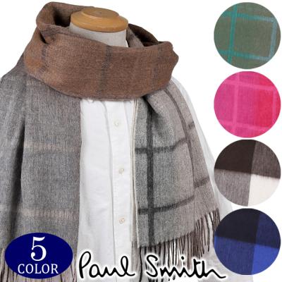 【新品未使用タグ付き】ポールスミス（PAULSMITH） グラデーションマフラー ポールスミス Paul Smith カシミア100% グラデーションマフラー