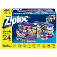 ジップロックコンテナ Ziploc 9種類 24個入 セット プラスチック | 良い値SHOP