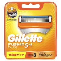 ジレット ステンレス鋼 フュージョン5+1 マニュアル 髭剃り カミソリ 男性 替刃8個入 | iinos Yahoo!店