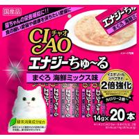 CIAO (チャオ) エナジーちゅ~る まぐろ 海鮮ミックス味 20本 | iinos Yahoo!店
