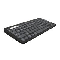 ロジクール ワイヤレスキーボード PEBBLE KEYS 2 K380sGR 薄型 軽量 415g 小型 Bluetooth Logi Bolt | iinos Yahoo!店