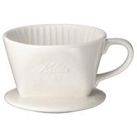 カリタ Kalita コーヒー ドリッパー 陶器製 1~2人用 ホワイト 101-ロト #01001 | iinos Yahoo!店