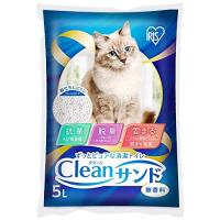 アイリスオーヤマ 猫砂 固まる クリーンサンド 5L 大容量 CLS-5L | iinos Yahoo!店