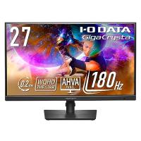 アイ・オー・データ IODATA ゲーミングモニター 27インチ GigaCrysta WQHD 180Hz AHVAパネル ブラック(HDMI | iinos Yahoo!店