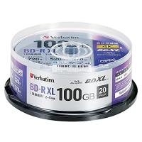Verbatim バーベイタム 1回録画用 ブルーレイディスク BD-R XL 100GB 20枚 ホワイトプリンタブル 片面3層 2-4倍速 | iinos Yahoo!店