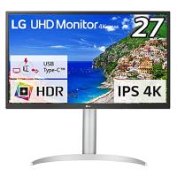 LG モニター ディスプレイ 27UP550N-W 27インチ /グラフィック、動画編集、映画、VOD視聴/4K / HDR/IPS/アンチグレ | iinos Yahoo!店