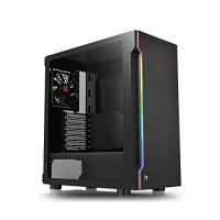 Thermaltake H200 TG RGB ミドルタワー型PCケース 強化ガラス フロントLEDバー搭載 CA-1M3-00M1WN-00 | iinos Yahoo!店