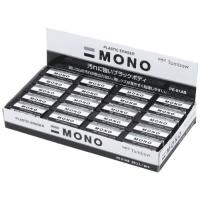 トンボ鉛筆 消しゴム MONO モノブラック PE01 40個 PE-01AB-40P | iinos Yahoo!店