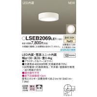∬∬βパナソニック 照明器具【LSEB2069LE1】ダウンシーリング１００形温白色 {EE} | あいあいショップさくら